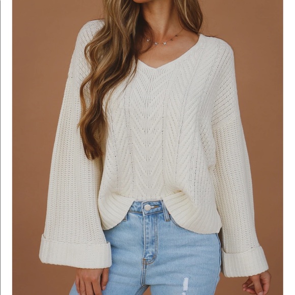 Cream Sweater - Picture 1 of 5